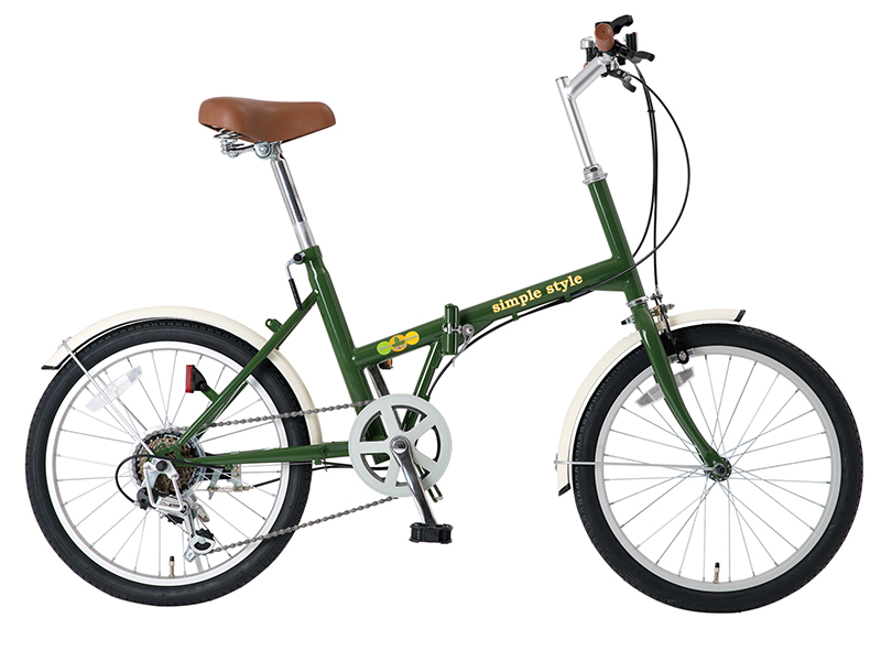 KCD | 折りたたみ自転車 シンプルスタイル H206（GL-H206）