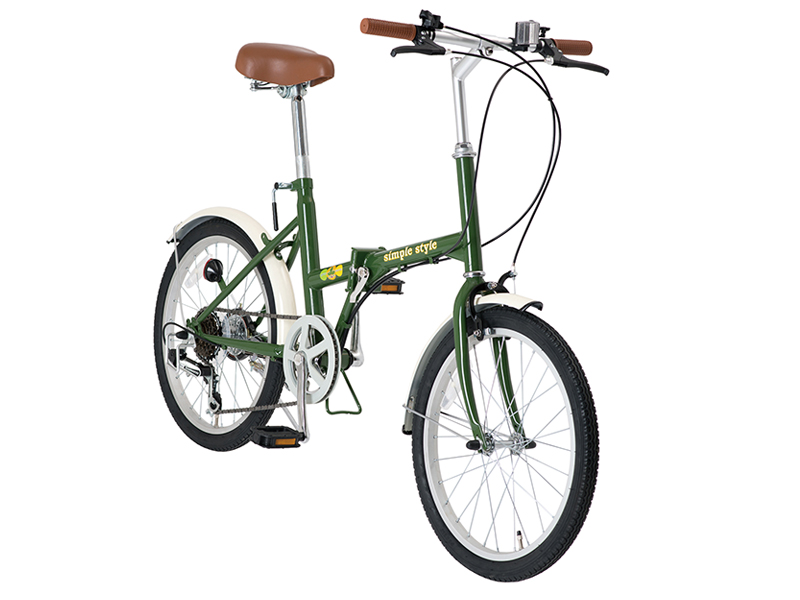 KCD | 折りたたみ自転車 シンプルスタイル H206（GL-H206）